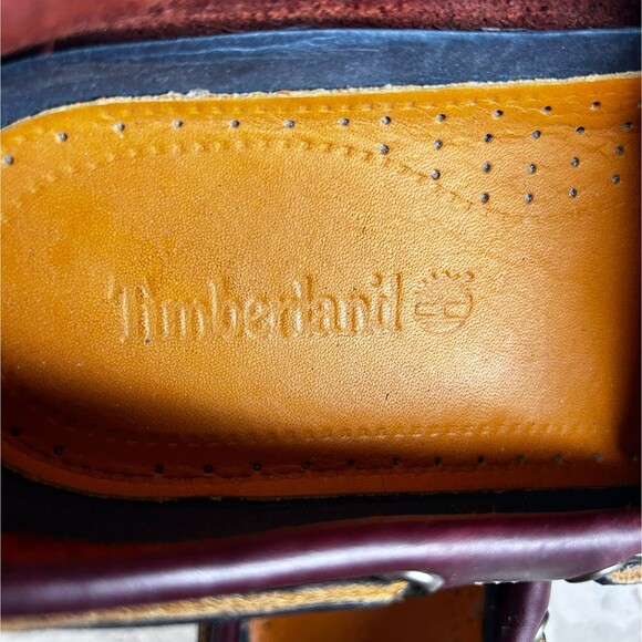 Timberland Classic 2-Eye Boat Shoes Mens 11.5 Brown Leather Non Marring Soles - Picture 8 of 10